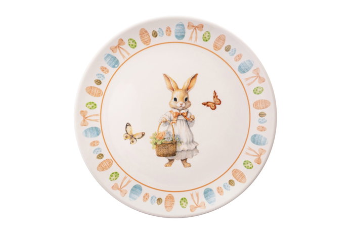 Hermia Neighbour Juego de 6 Platos para Postres Multicolor en Cerámica de Piedra